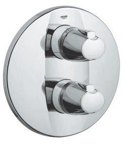 Смеситель для душа встраиваемый с термостатом Grohe коллекция Grohtherm 3000 хром 19255000