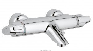 Смеситель с термостатом двухвентильный для ванны Grohe коллекция Precision Comfort хром 34230000