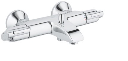 Змішувач з термостатом двухвентильний для ванни Grohe колекція Precision хром 34227000