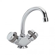 Смеситель для раковины двухвентильный с донным клапаном Grohe коллекция Costa S хром 21257000