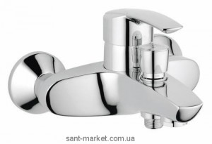 Смеситель однорычажный для ванны с коротким изливом Grohe коллекция Start хром 32278000