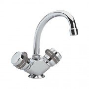 Смеситель для раковины двухвентильный с донным клапаном Grohe коллекция Costa S хром 21257000