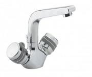 Смеситель для раковины двухвентильный с донным клапаном Grohe коллекция Supra хром 21002000
