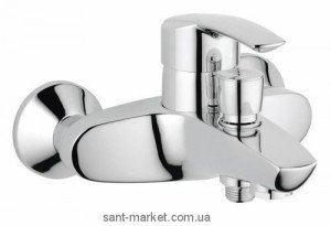 Смеситель однорычажный для ванны с коротким изливом Grohe коллекция Start хром 32278000