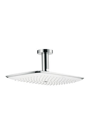 Верхній душ з тропічним душем Hansgrohe колекція PuraVida білий / хром 27390400