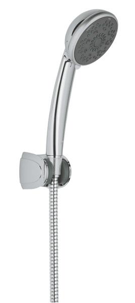 Душевой гарнитур с настенным держателем Grohe коллекция Vitalio Trend хром 28740000