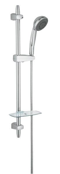 Душевой гарнитур со штангой Grohe коллекция Vitalio Comfort с мыльницей хром 28733000