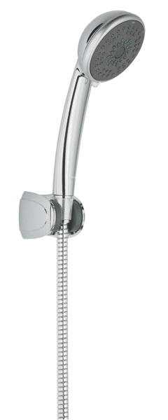 Душевой гарнитур с настенным держателем Grohe коллекция Vitalio Trend хром 28739000