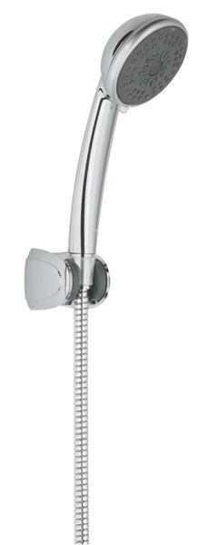 Душовий гарнітур з настінним тримачем Grohe колекція Vitalio Trend хром 28739000