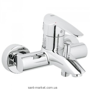 Смеситель однорычажный для ванны с коротким изливом Grohe коллекция Wave хром 32286000