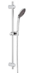 Душовий гарнітур зі штангою Grohe колекція Vitalio Joy хром / чорний 27322000