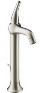 Змішувач для раковини одноважеля з донним клапаном високий Hansgrohe Axor Terrano сатин 37020810