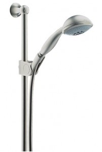 Душевой гарнитур со штангой Hansgrohe коллекция Terrano хром 27976000