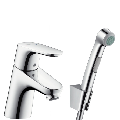 Смеситель для биде Hansgrohe Focus E2 с гигиеническим душем хром 31926000