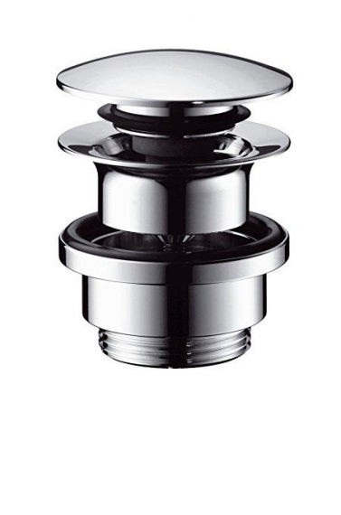 Донний клапан для раковини і біде Hansgrohe Push-open хром 50100000