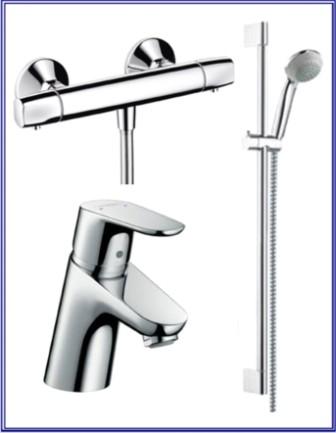 Hansgrohe Focus E2 Набір змішувачів для душу з термостатом 31750000