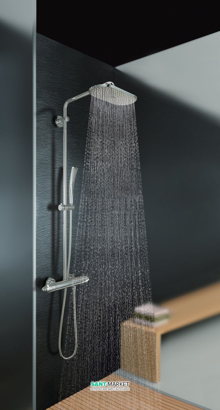 Душова система з термостатом Grohe Rainshower System Veris 300 для настінного монтажу 27472000