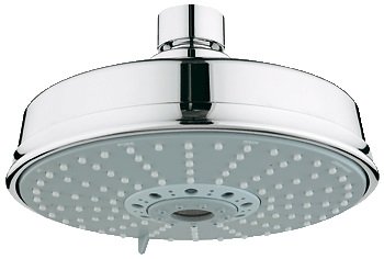 Лейка для верхнего душа с тропическим душем Grohe коллекция Rainshower Rustic хром 27128000