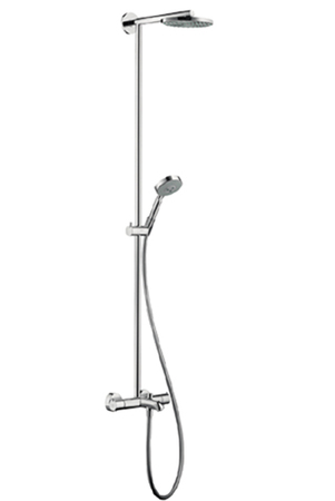 Hansgrohe Raindance Душевая система EcoSmart Showerpipe 180  для ванны  держатель 350 мм 27141000