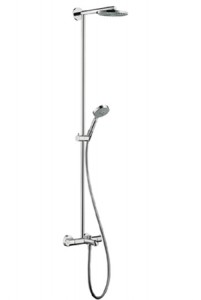 Hansgrohe Raindance Душевая система EcoSmart Showerpipe 180  для ванны  держатель 350 мм 27141000