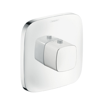 Змішувач для душа вбудовується Hansgrohe колекція PuraVida білий / хром 15770400