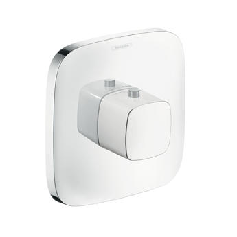 Смеситель для душа встраиваемый Hansgrohe коллекция PuraVida белый/хром 15770400
