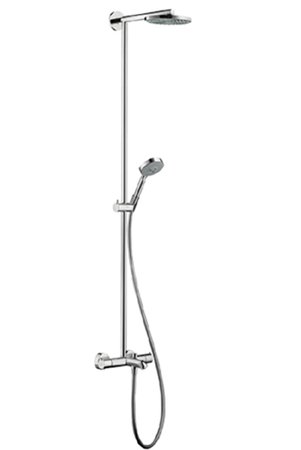 Hansgrohe Raindance Душова система EcoSmart Showerpipe 180 для ванни держатель 350 мм 27141000