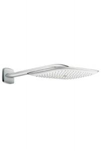 Верхній душ з тропічним душем Hansgrohe колекція PuraVida білий / хром 27437400