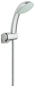 Душовий гарнітур з настінним тримачем Grohe колекція Tempesta хром 28473000