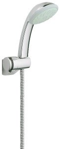 Душевой гарнитур с настенным держателем Grohe коллекция Tempesta хром 28473000