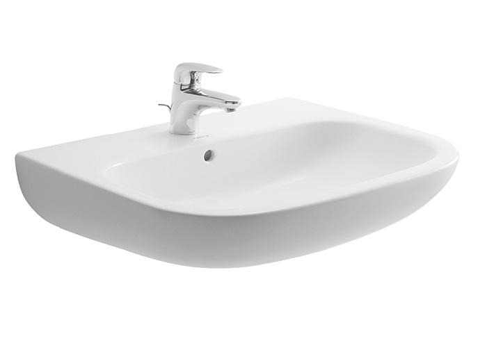 Раковина для ванной подвесная Duravit коллекция D-Code белая 23106500002