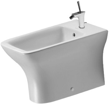 Биде напольное Duravit коллекция PURAVIDA 63х36х40 с переливом 2247100000