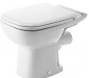 Унитаз напольный укороченный Duravit коллекция D-Code WC 21110900002 + Сиденье 006739
