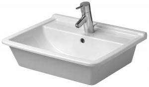 Раковина для ванной встраиваемая Duravit коллекция Starck 3 белая 0302560000