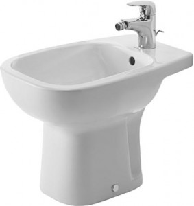 Біде підлогове Duravit колекція D-Code 54х35х39 з переливом 22381000002
