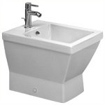 Биде напольное Duravit коллекция 2nd floor 57х37х40 с переливом 013610000