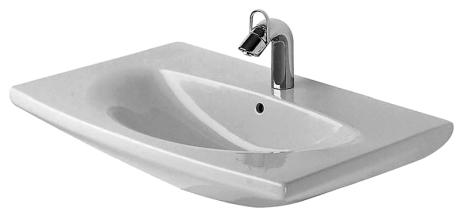 Раковина для ванной подвесная Duravit коллекция Caro белая 0434700000