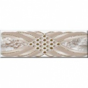 фриз Церсанит Аура Аврора бежевый 8x25