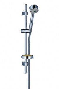 Душовий гарнітур зі штангою Hansgrohe колекція Unica Aquaclub з мильницею хром 27310000