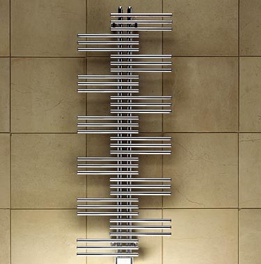 Электрический полотенцесушитель скрытый (BOX) Zehnder Yucca Plus 500х1340х40 дизайнерский хром YSE 50-130