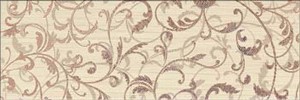 Опочно Зебрано крем орнамент фриз 45x14 9