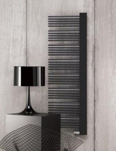 Электрический полотенцесушитель скрытый (BOX) Zehnder Yucca Plus 582х1750х60 дизайнерский черный YPER-150-60/RD