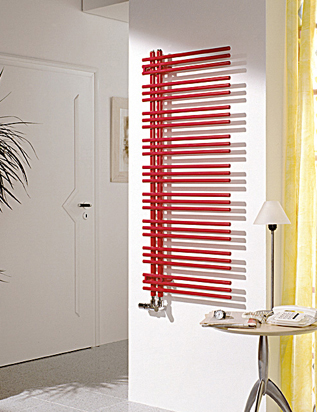 Водяной полотенцесушитель Zehnder коллекция Yucca Asymmetric 378х1304х47 эмаль YA 40-130