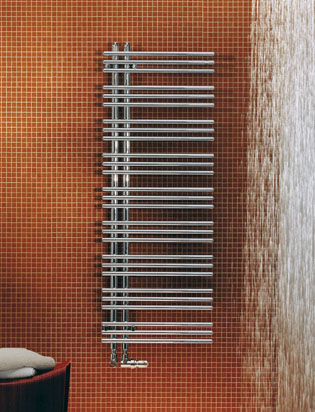 Водяной полотенцесушитель Zehnder коллекция Yucca Asymmetric 578х304х47 эмаль 8YA 60-130