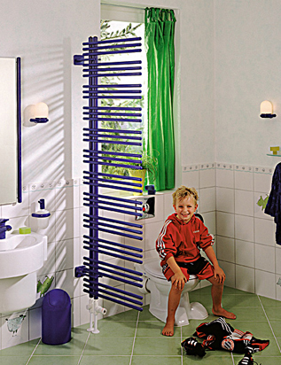 Водяной полотенцесушитель Zehnder коллекция  Yucca Asymmetric 478х1736х47 эмаль YA 50-170