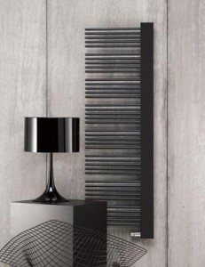 Электрический полотенцесушитель скрытый (BOX) Zehnder Yucca Plus 582х1750х60 дизайнерский черный YPER-150-60/RD