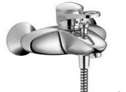 Смеситель однорычажный для ванны с коротким изливом Hansgrohe коллекция Mondial хром 15410000