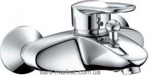 Смеситель однорычажный для ванны с коротким изливом Hansgrohe коллекция Metropol E хром 14410000