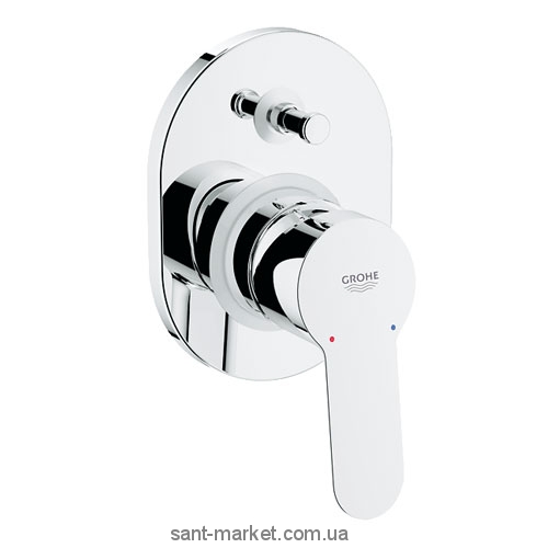 Смеситель скрытый (встраиваемый) Grohe коллекция Bau Edge хром 29039000