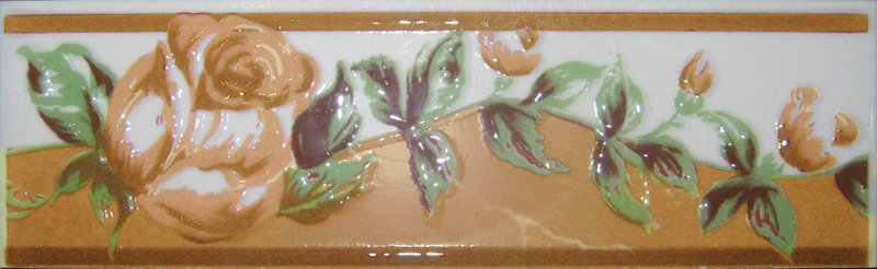 Церсаніт Валенсія квітка фриз беж 6х20